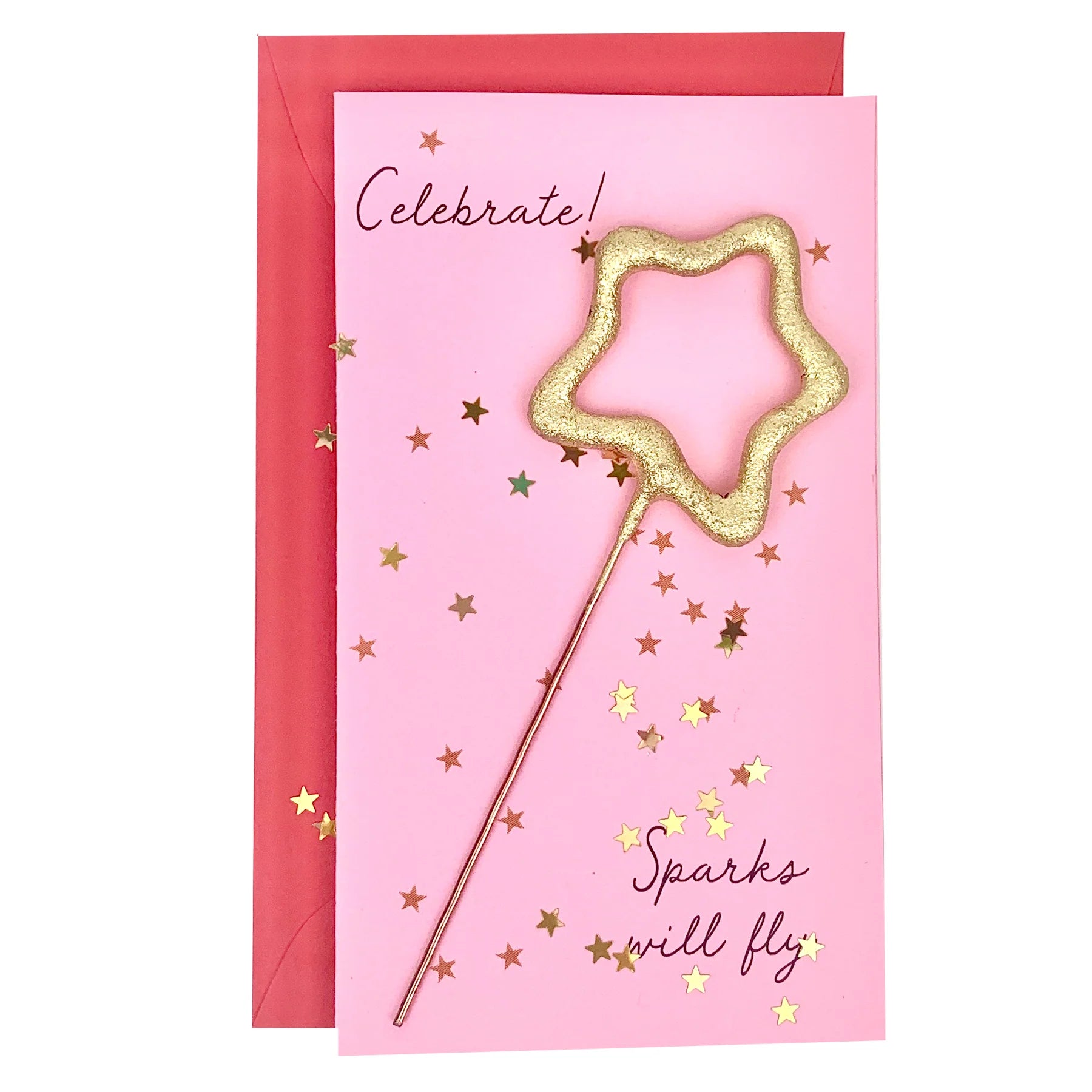 Confetti Sparkler Cards - Celebrate