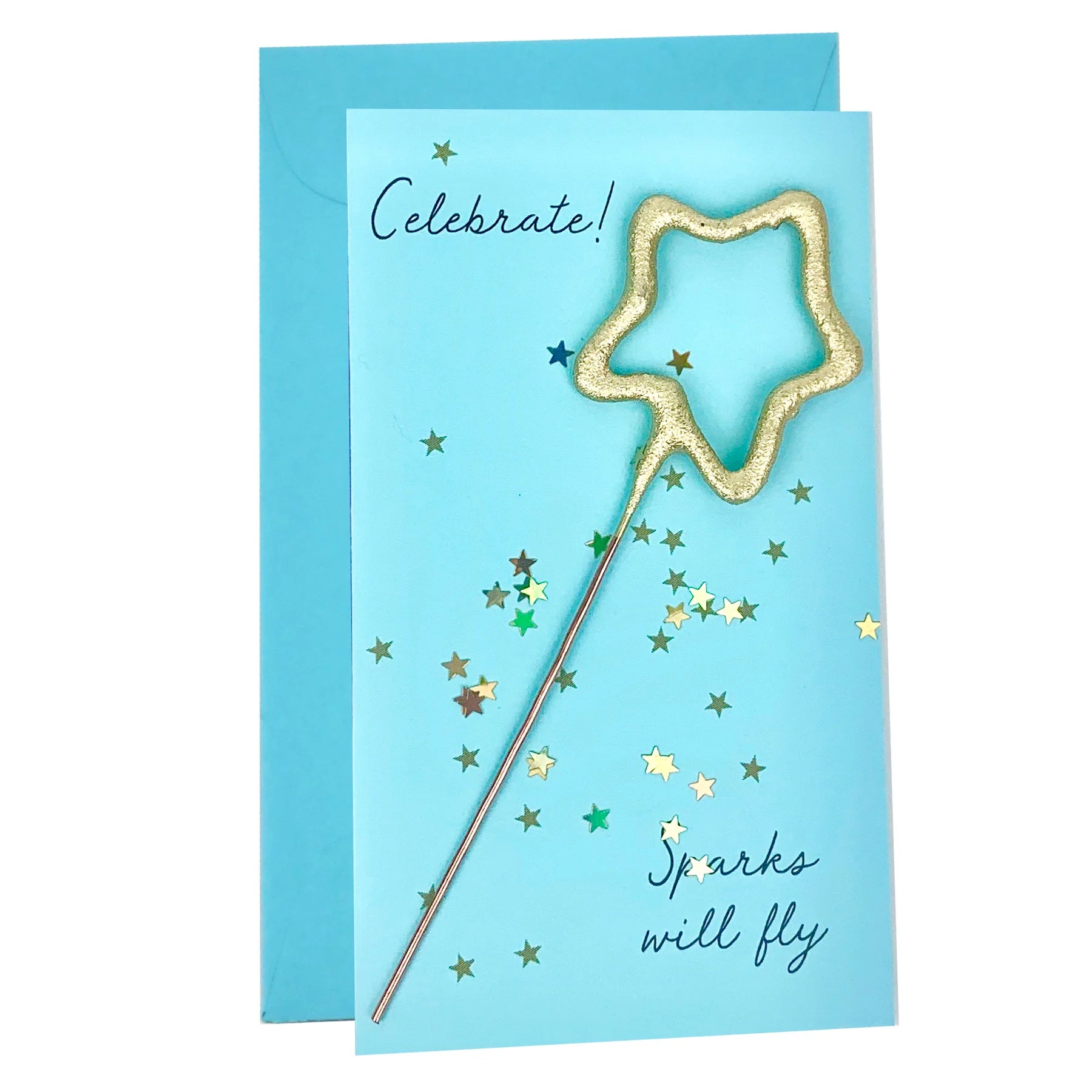 Confetti Sparkler Cards - Celebrate