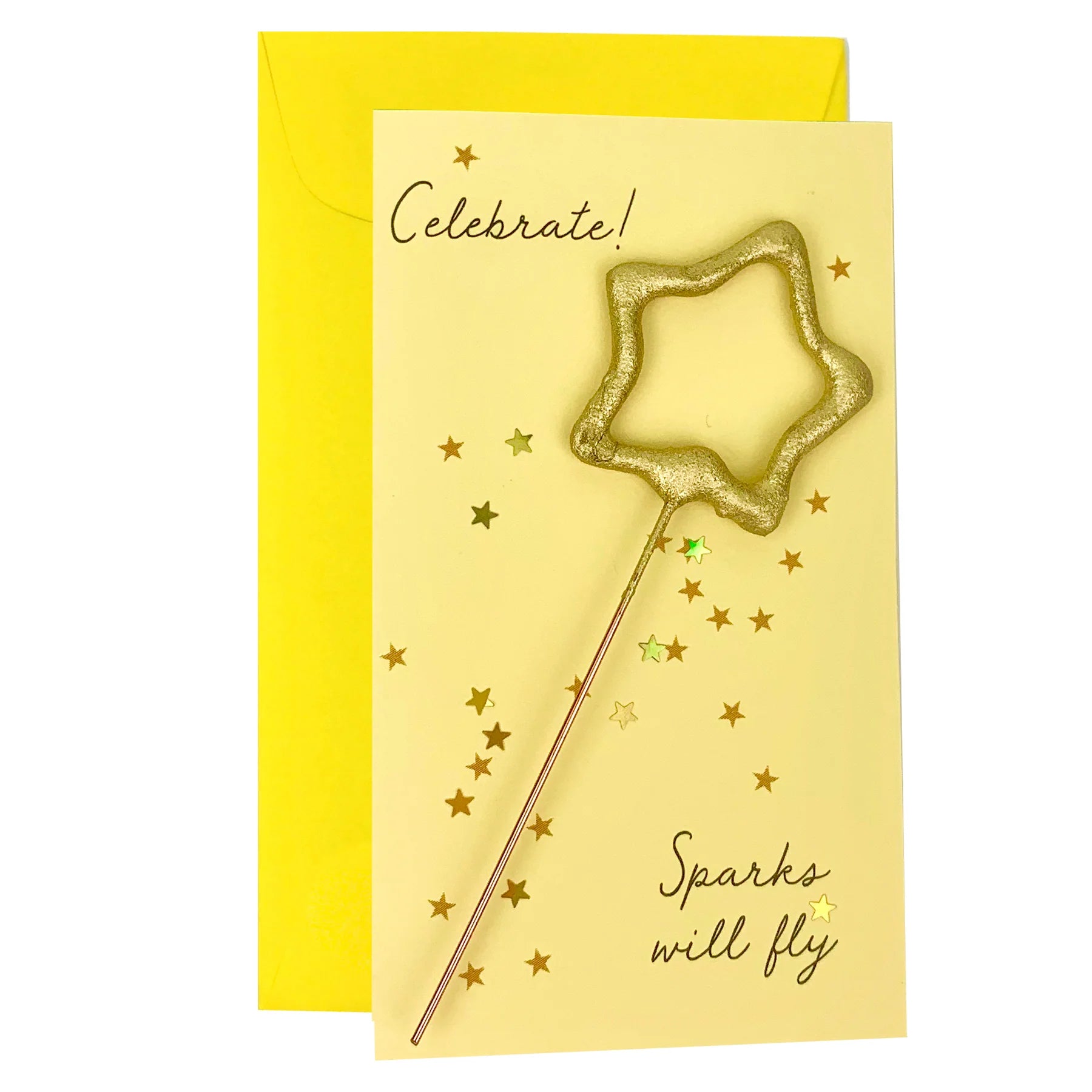 Confetti Sparkler Cards - Celebrate