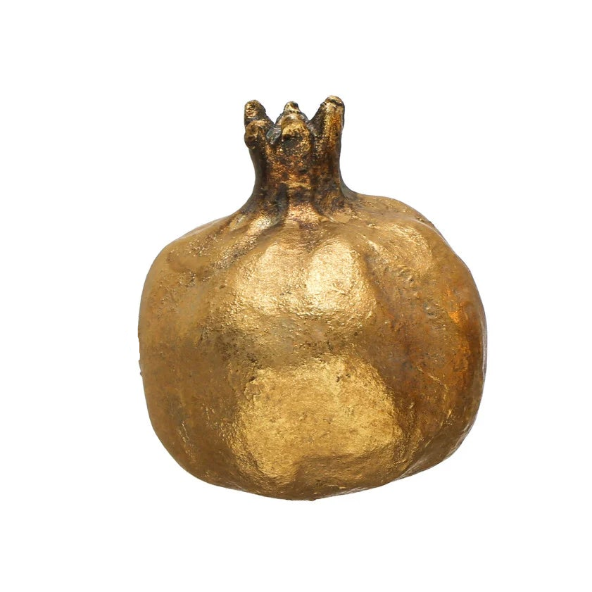 Antique Gold Finish Pomegranate
