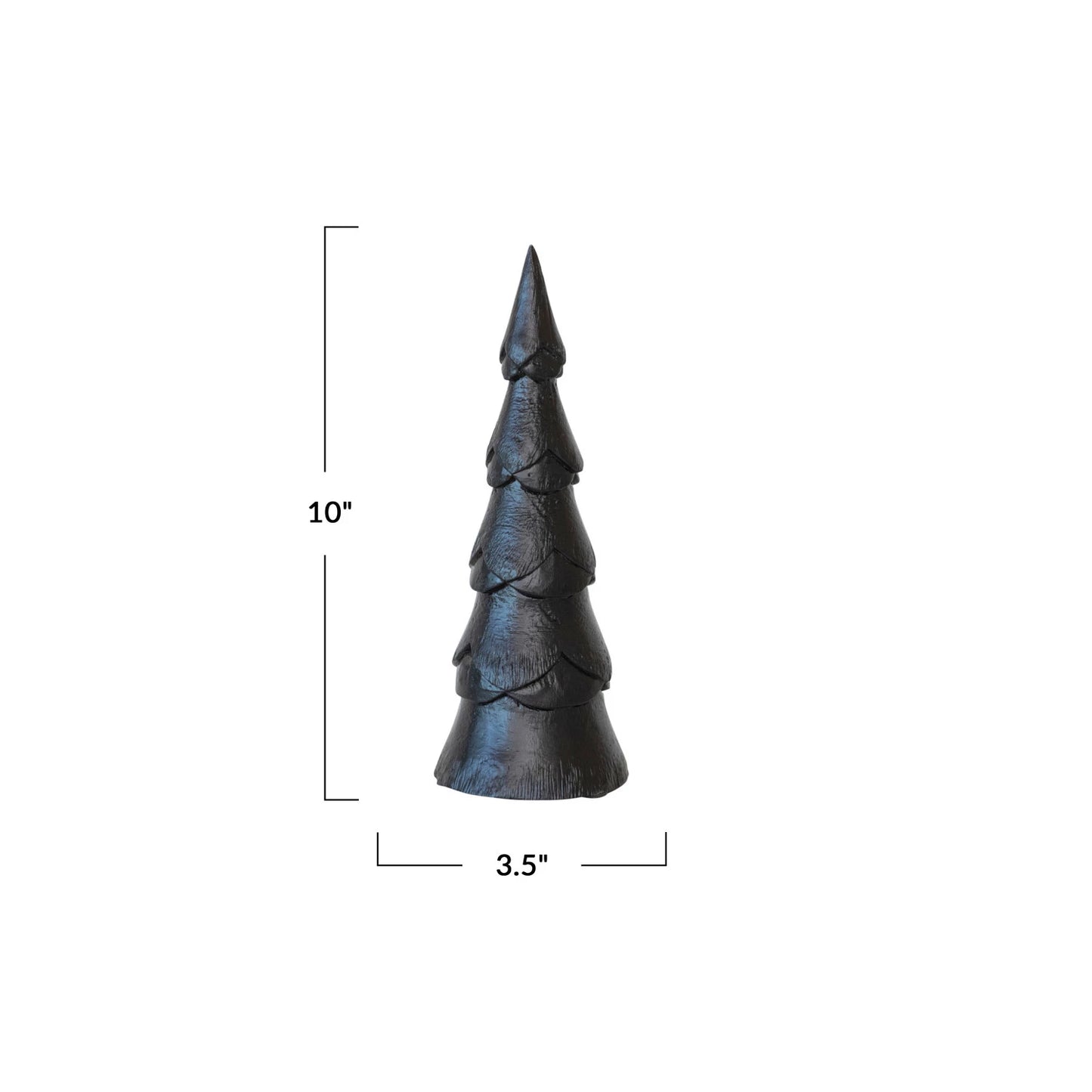Mango Wood Christmas Tree, Black