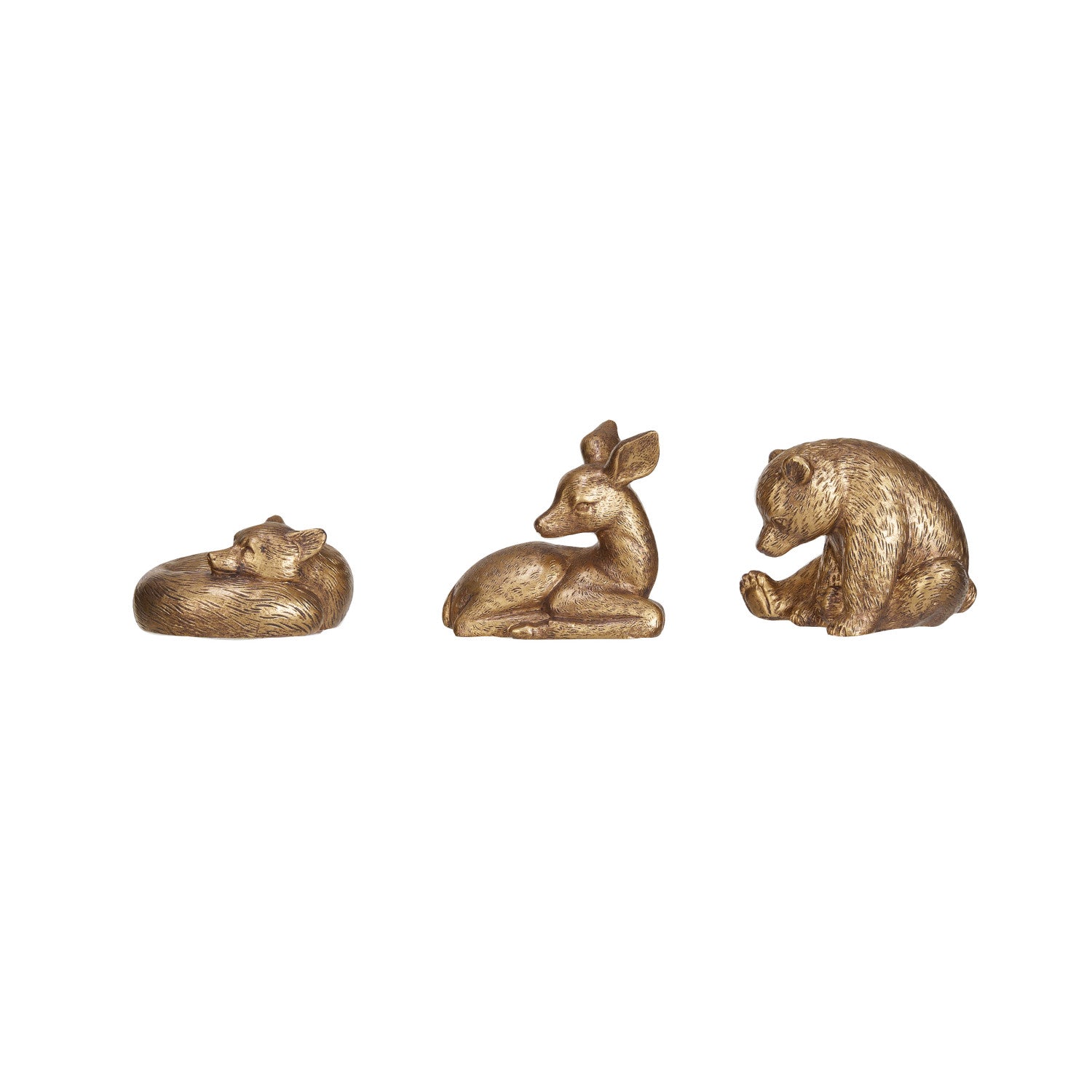 Antique Gold Resin Animal