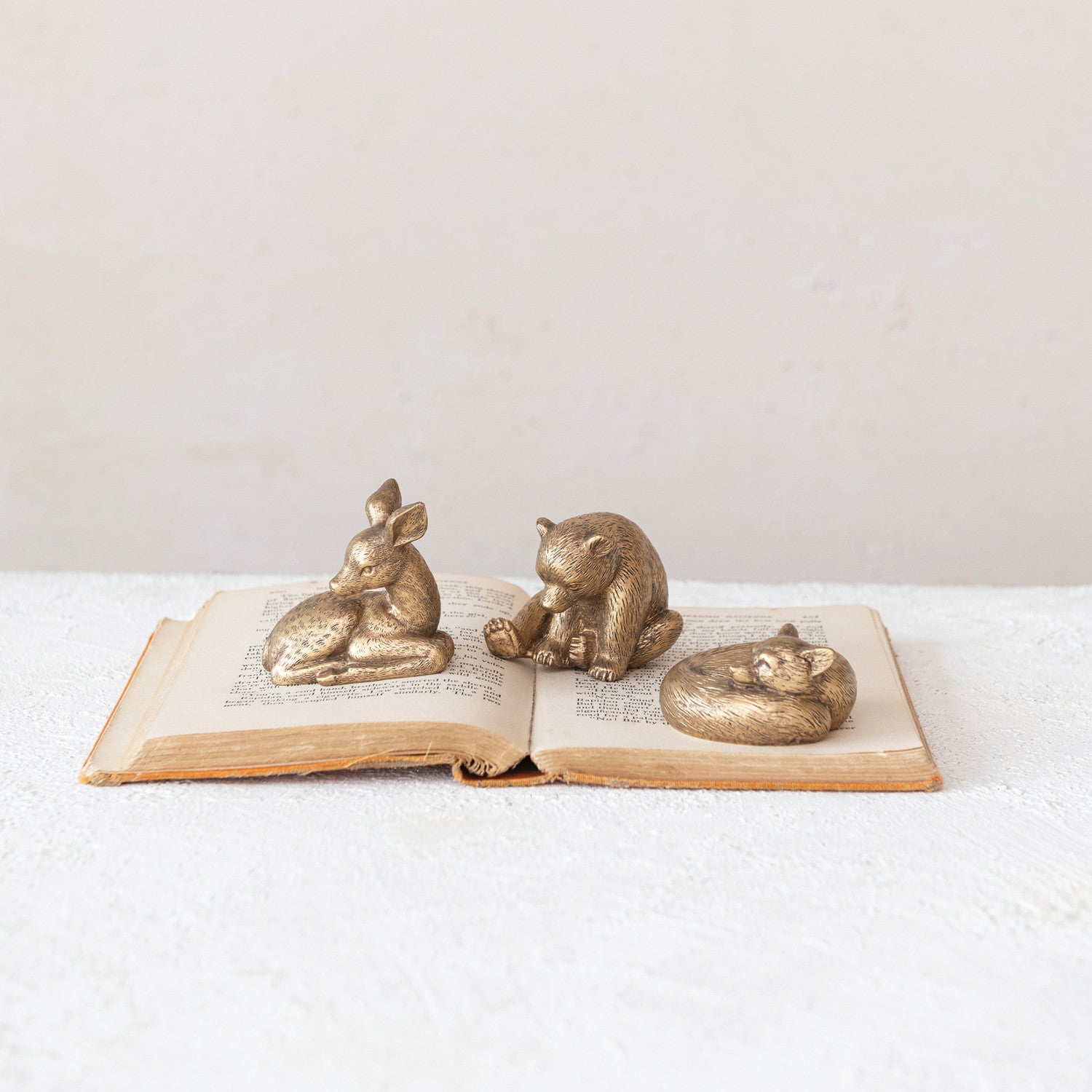 Antique Gold Resin Animal