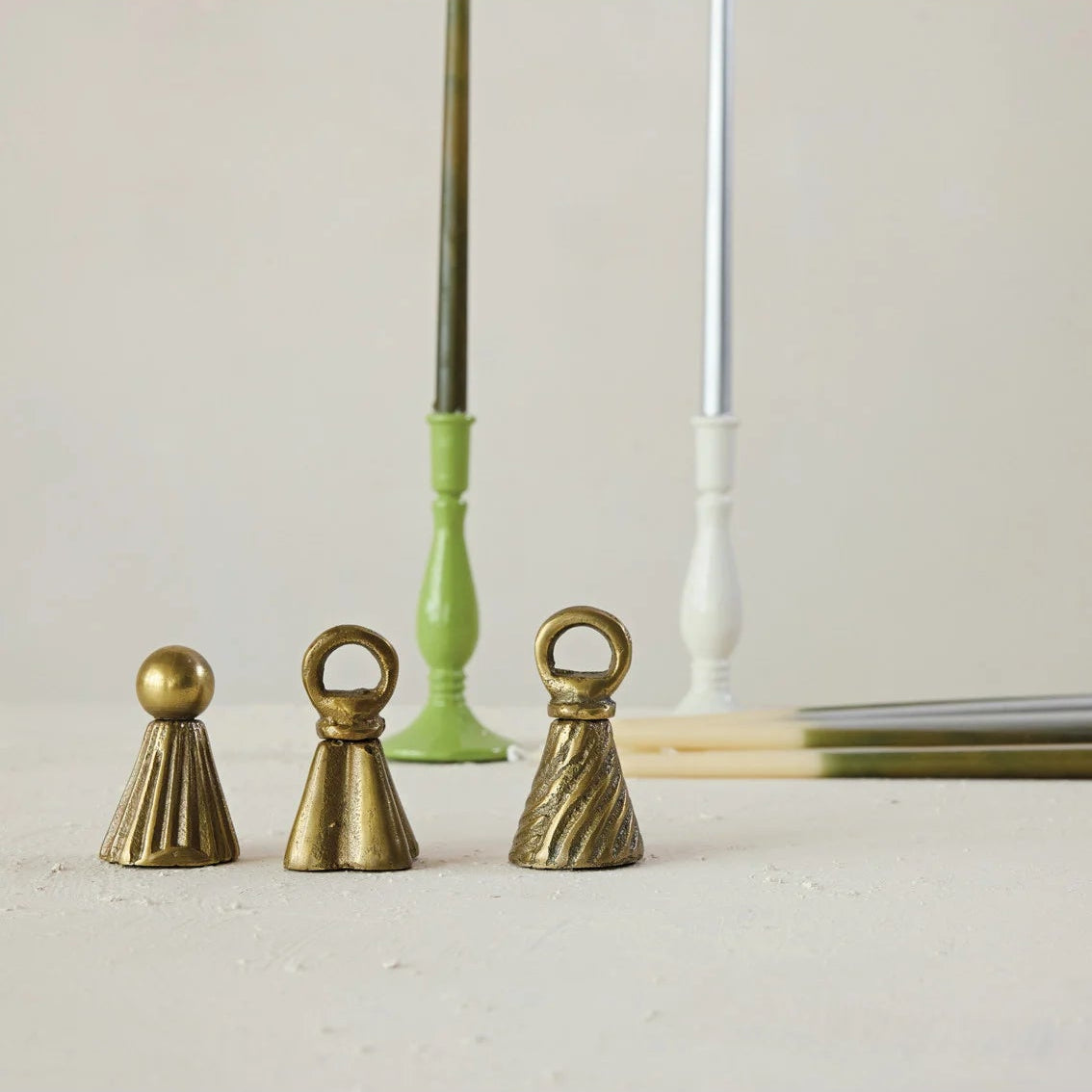 Cast Aluminum Bell Shaped Candle Snuffer