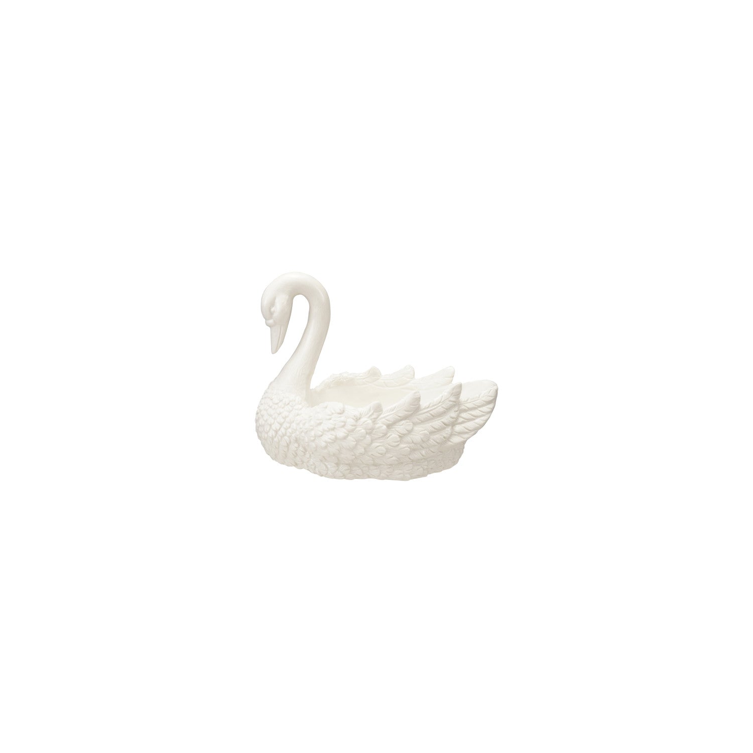 Stoneware Swan Shaped Dish