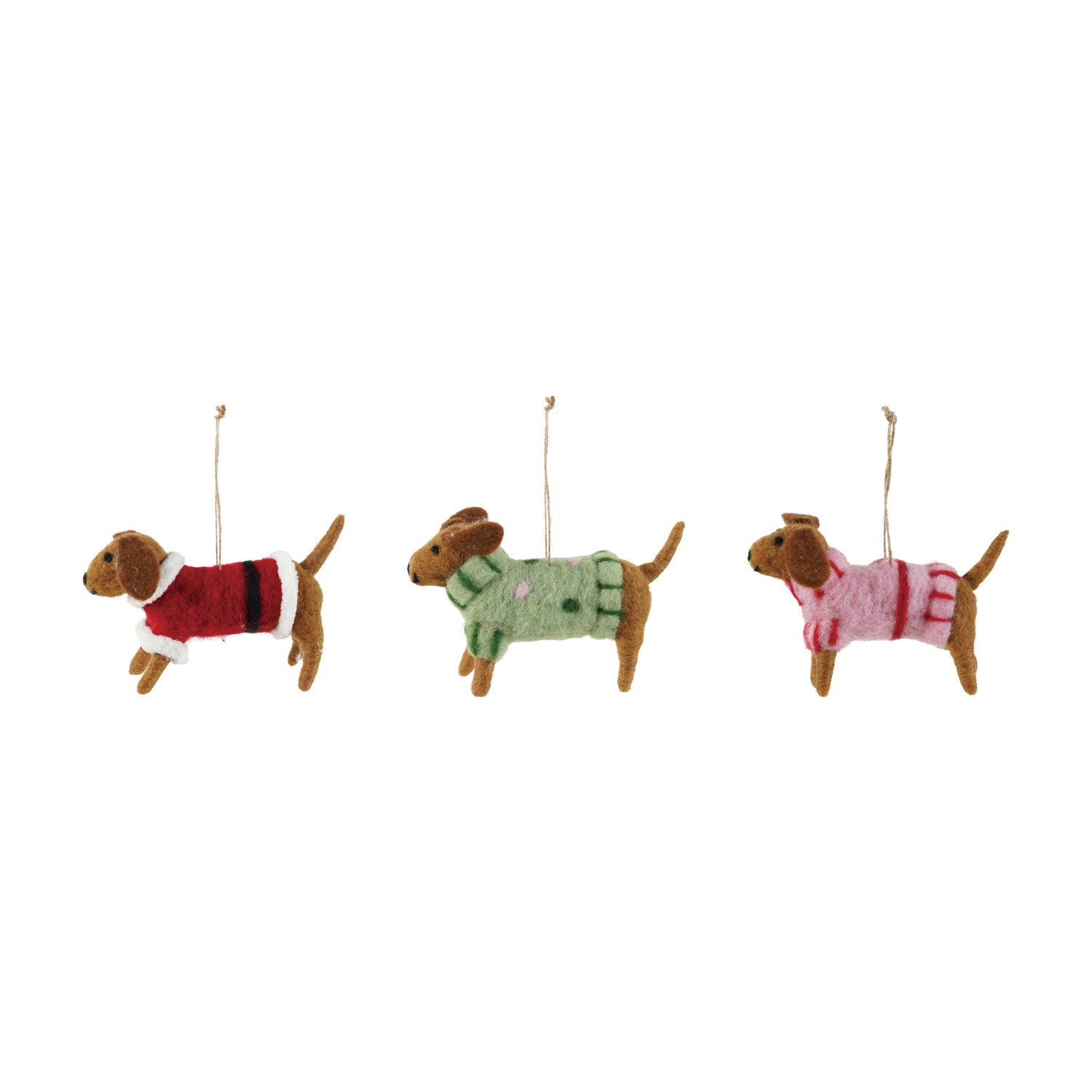 Dachshund in Sweater Ornament