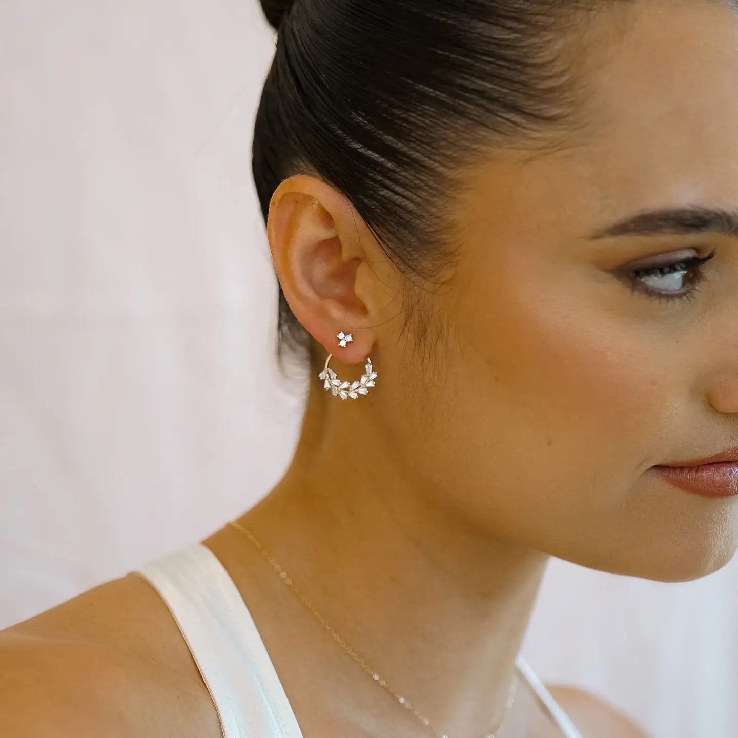 Adeline Wreath Ear Jackets