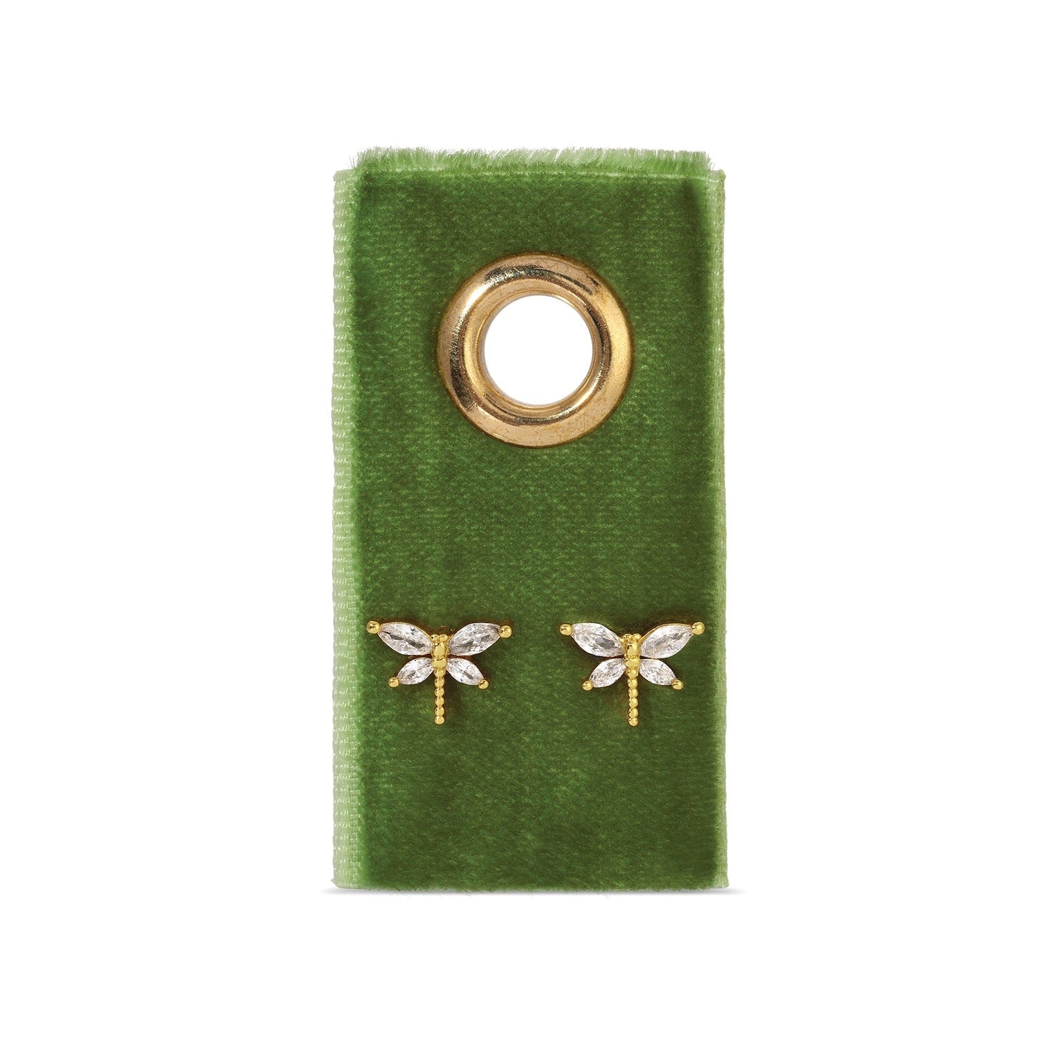 Single Stud on Velvet Tag