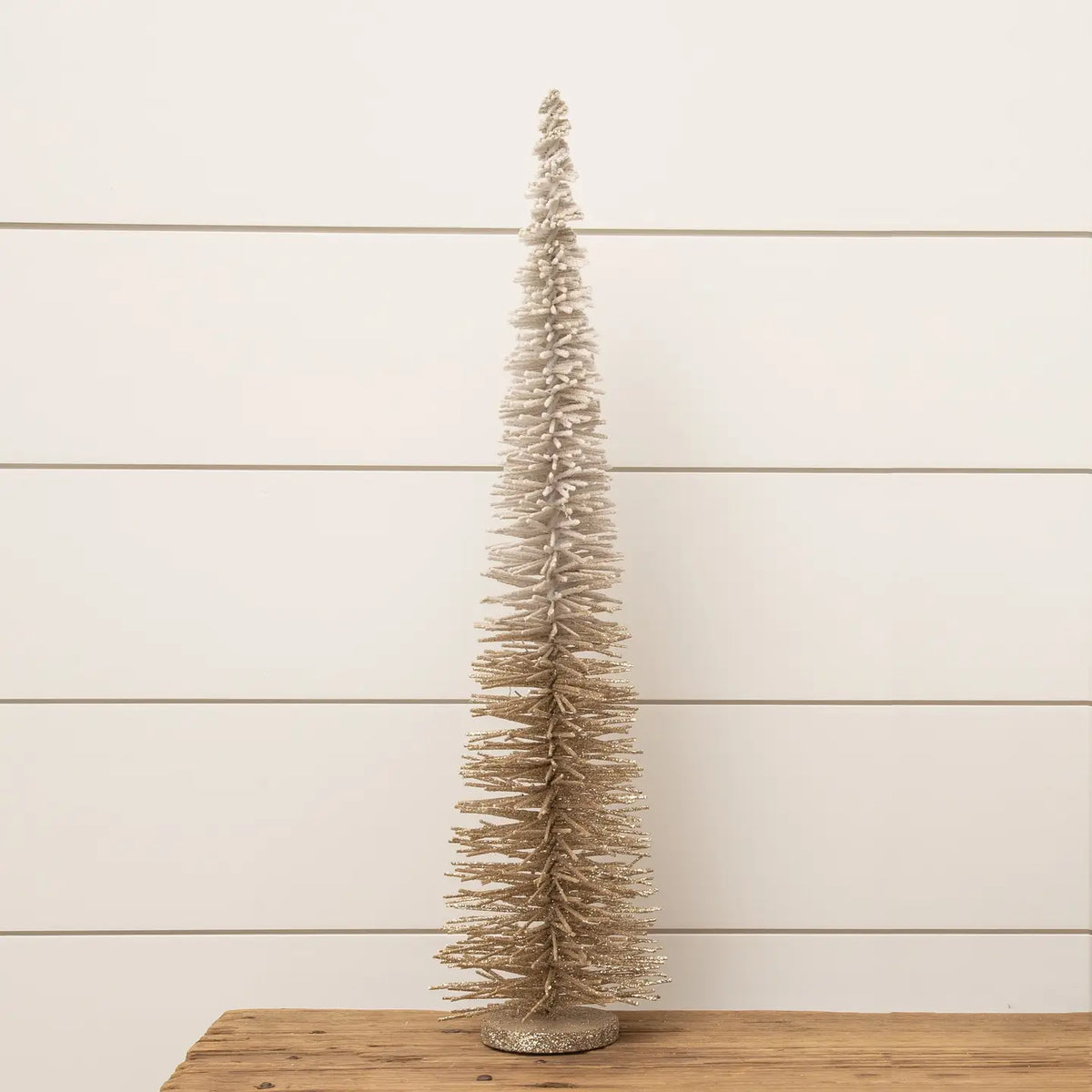 Wood Pencil Bottle Brush Tree
