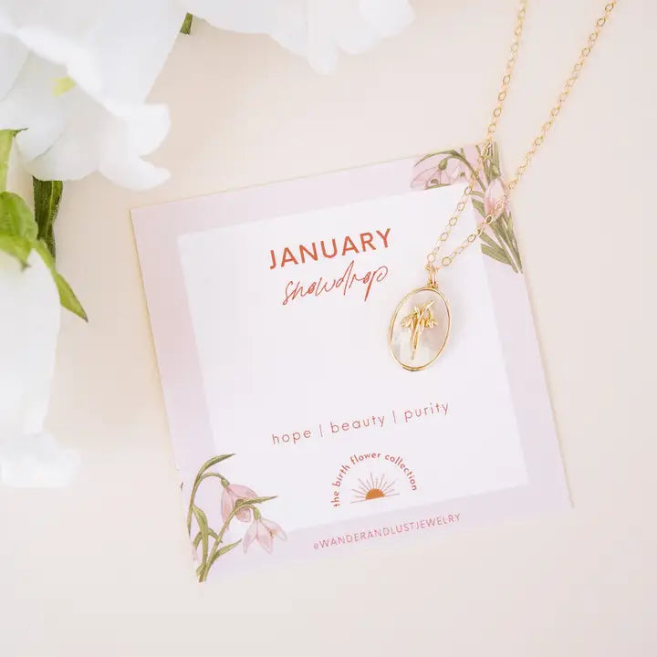 Birth Flower necklace