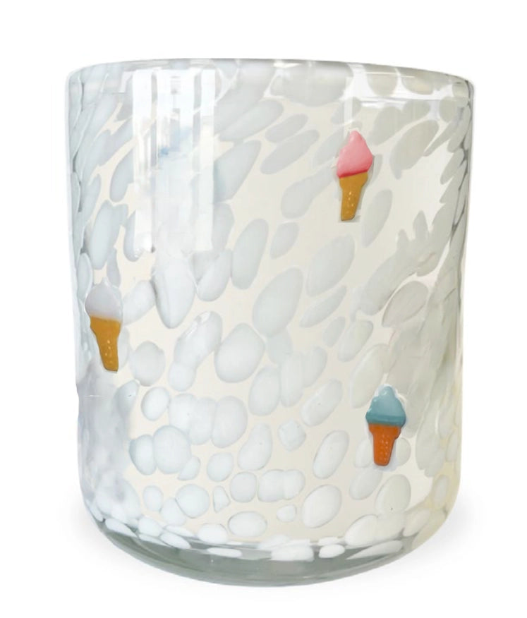 Confetti Icon Glass Candle 12oz