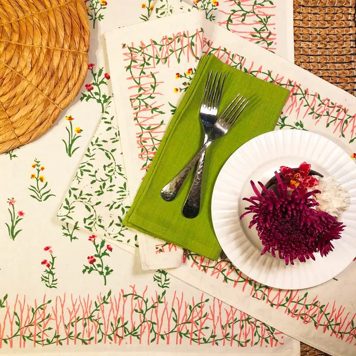 Block Print Table Runner