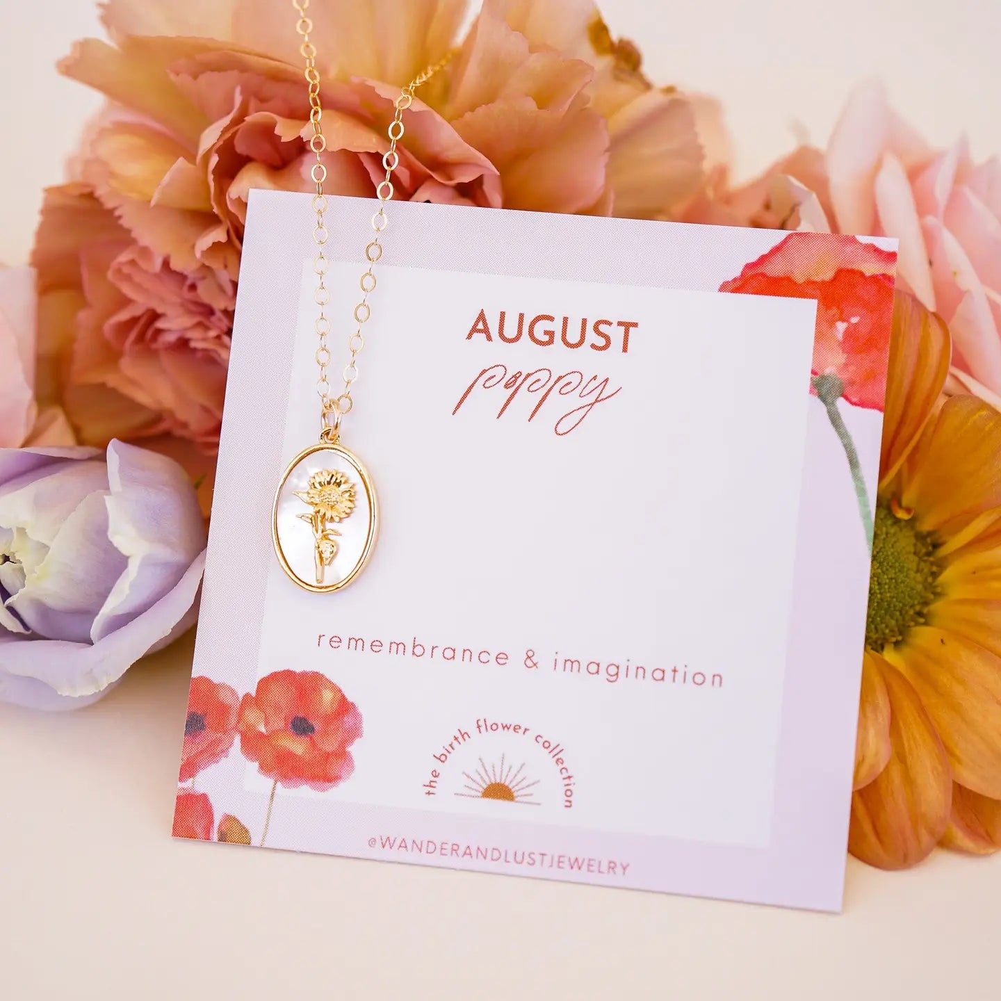 Birth Flower necklace