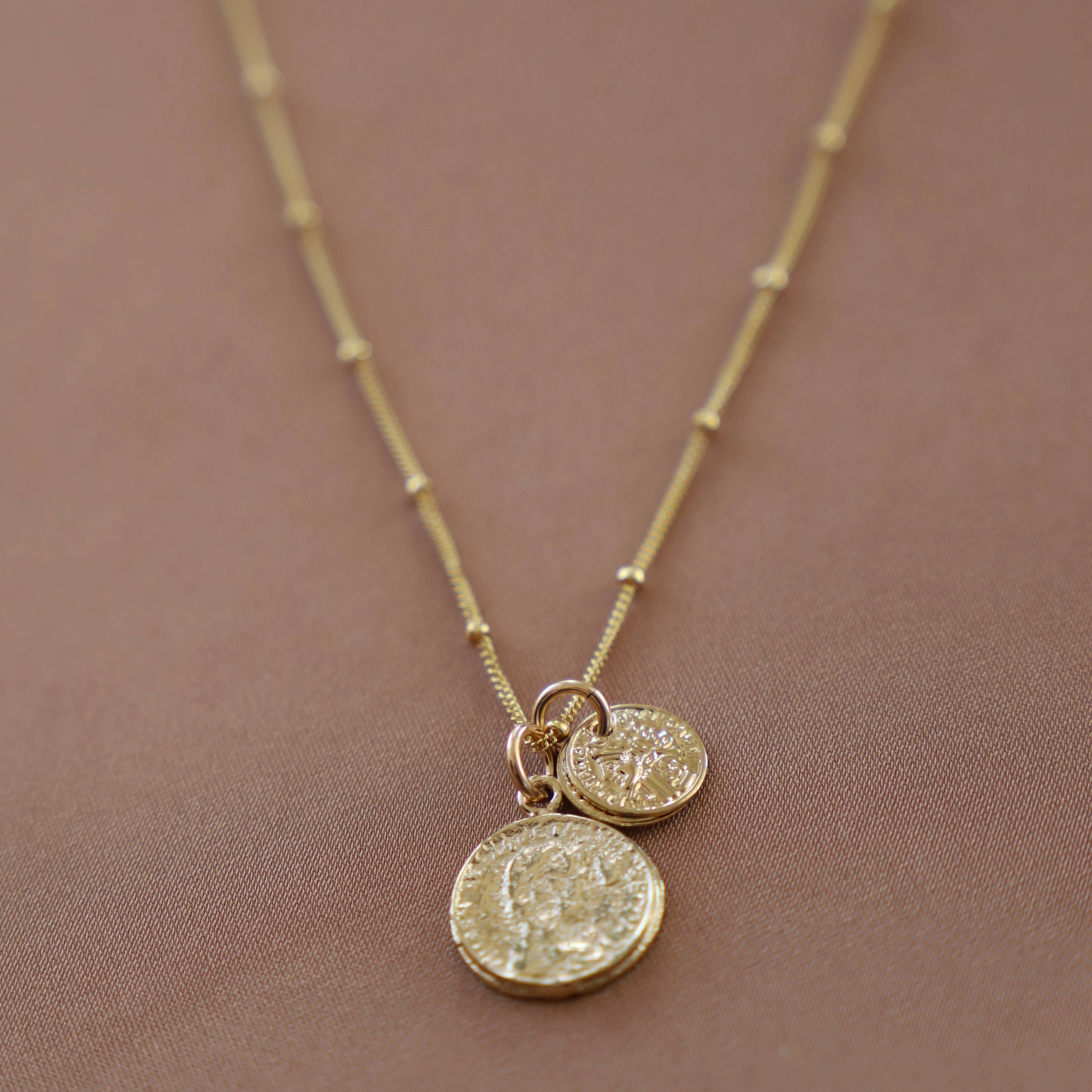 Coin Charm Necklace