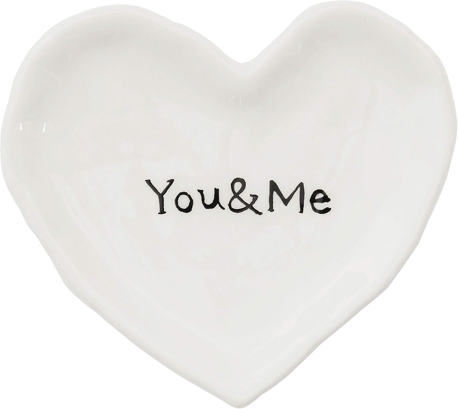 You and Me Heart Dish