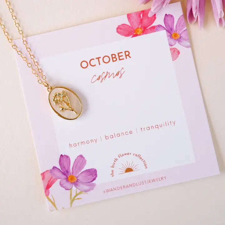 Birth Flower necklace