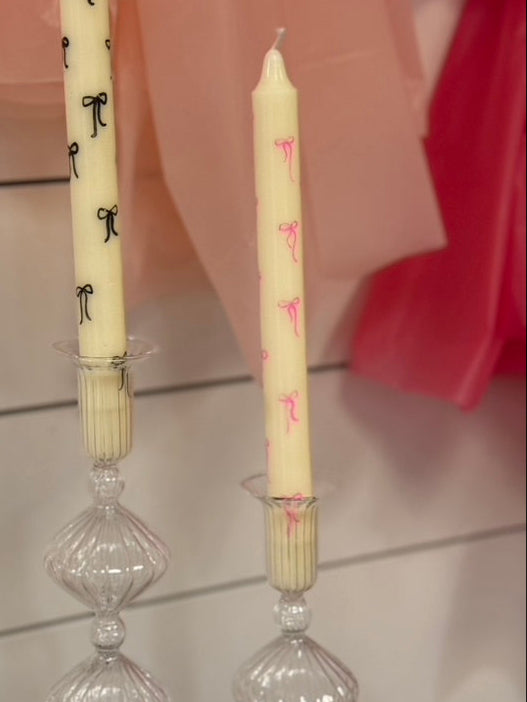 Hand Painted Taper Candle