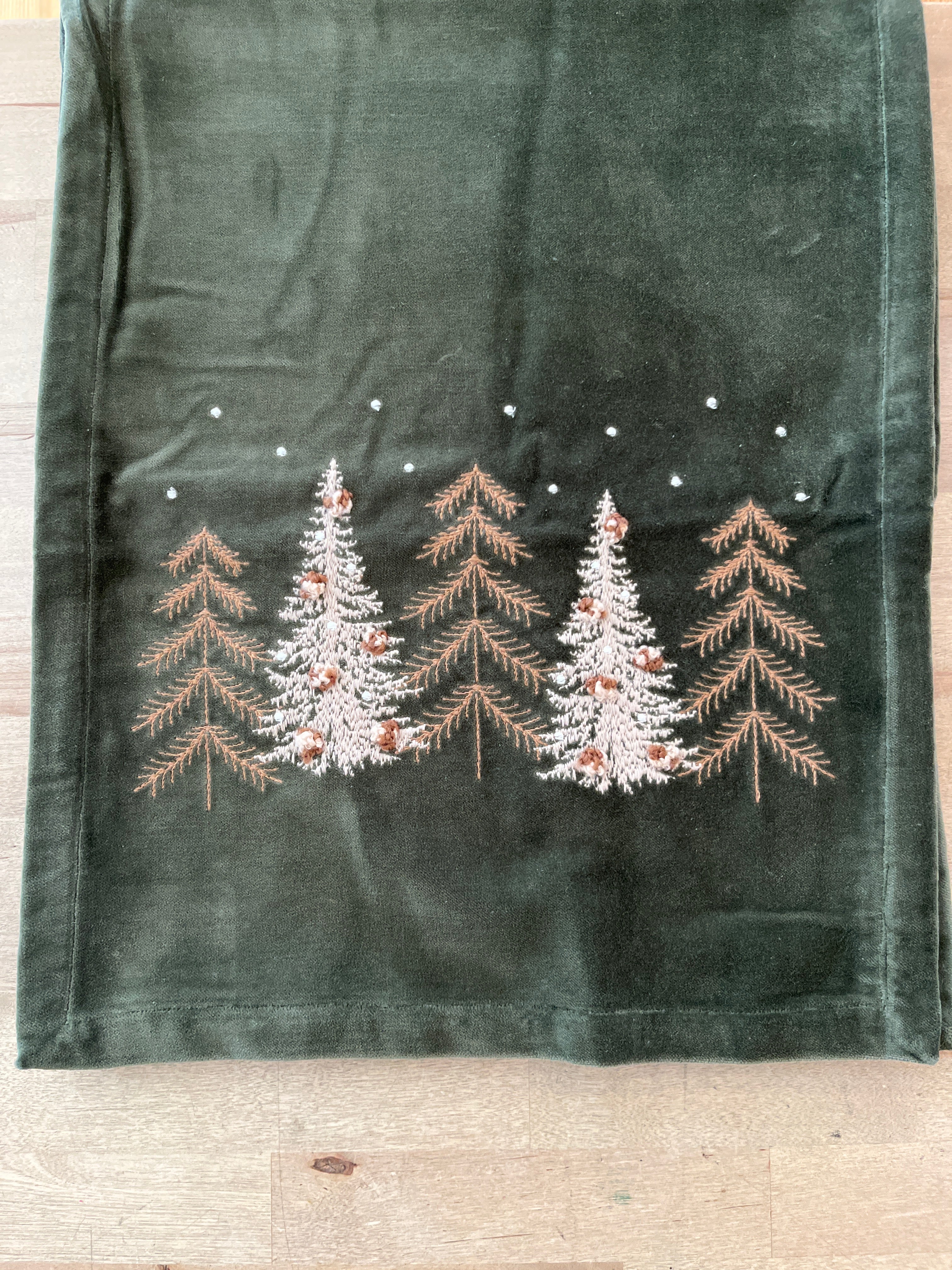 72" Velvet Pines Table Runner