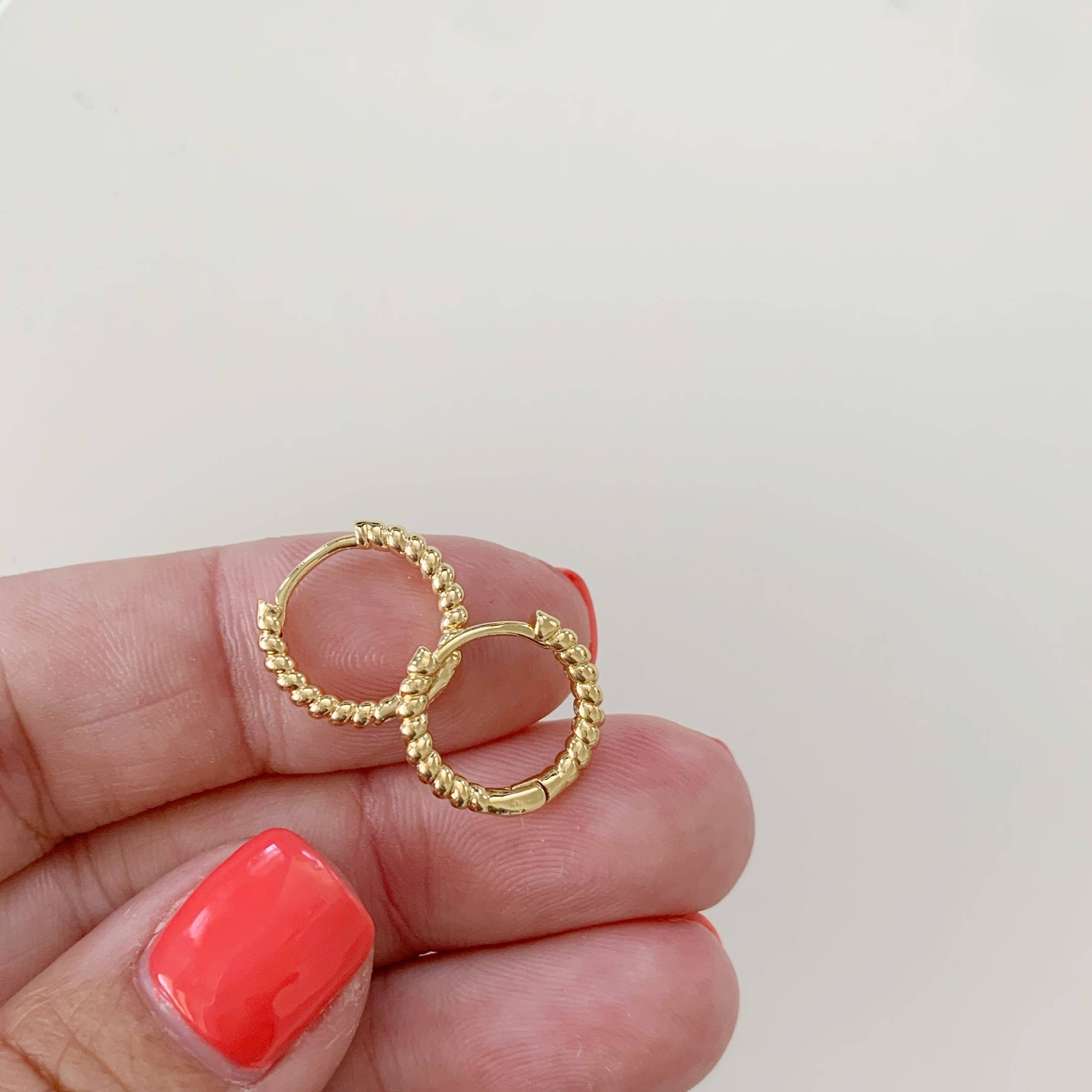 Shoreline Huggie Hoops