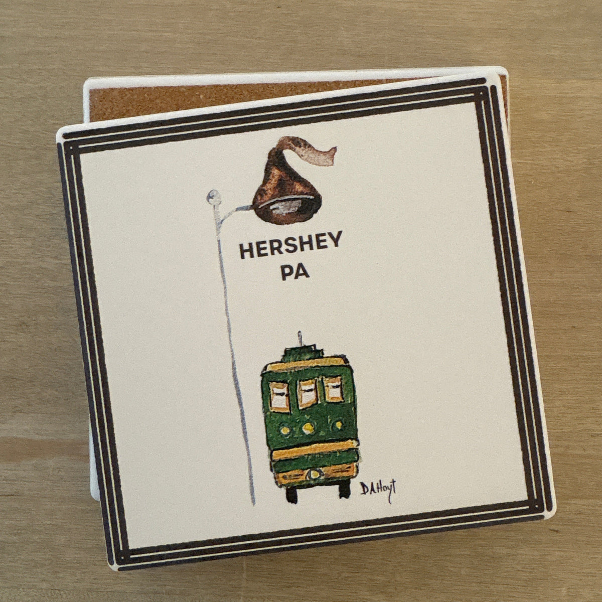 Hershey Coaster by Debra Hoyt