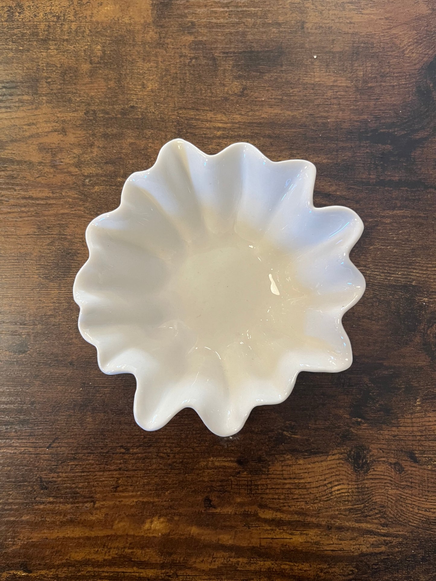 Bowls - white fluted