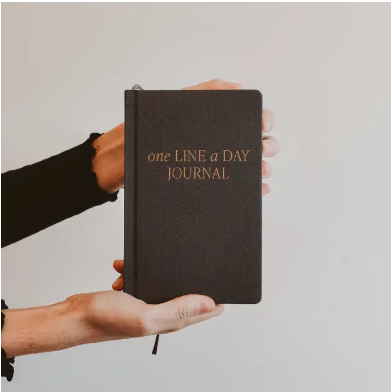 One Line A Day Fabric Journal