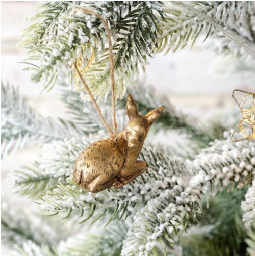 LAYING DEER ORNAMENT