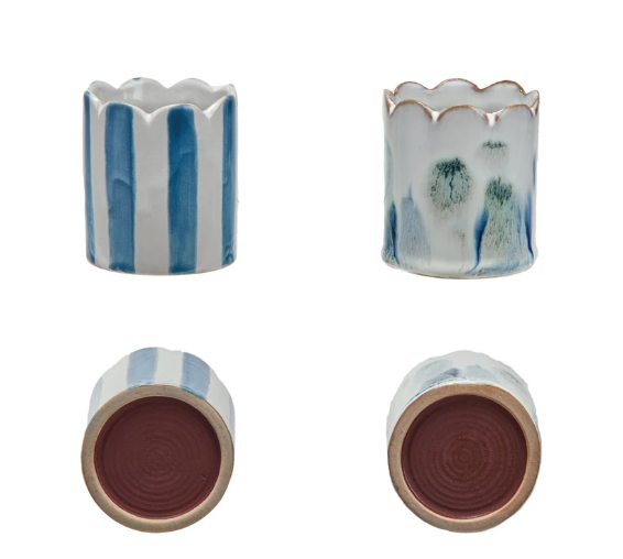 Stoneware Matchstick Holder with Striker