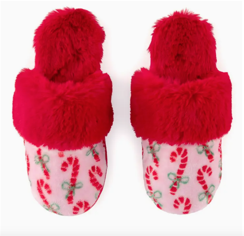 Felicity Candy Cane Slippers