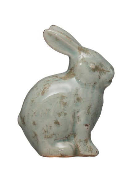 Distressed Terracotta Rabbit