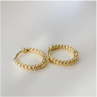 Shoreline Huggie Hoops Gold Filled