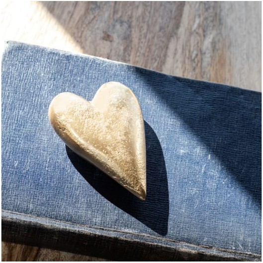 Gold Heart Accent