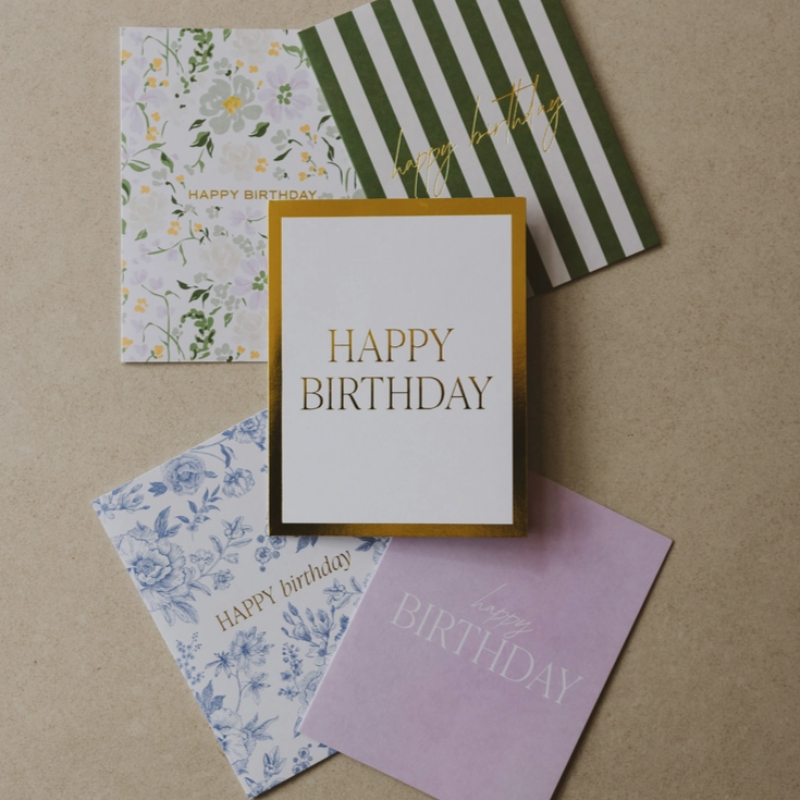 Happy Birthday Assorted Boxed Card Set