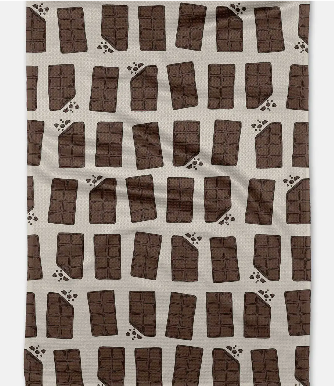 Geometry Chocolate Bar Tea Towel