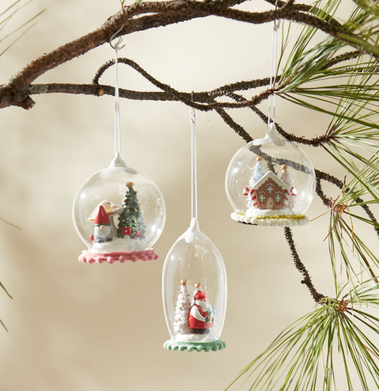 Santa Land Ornament