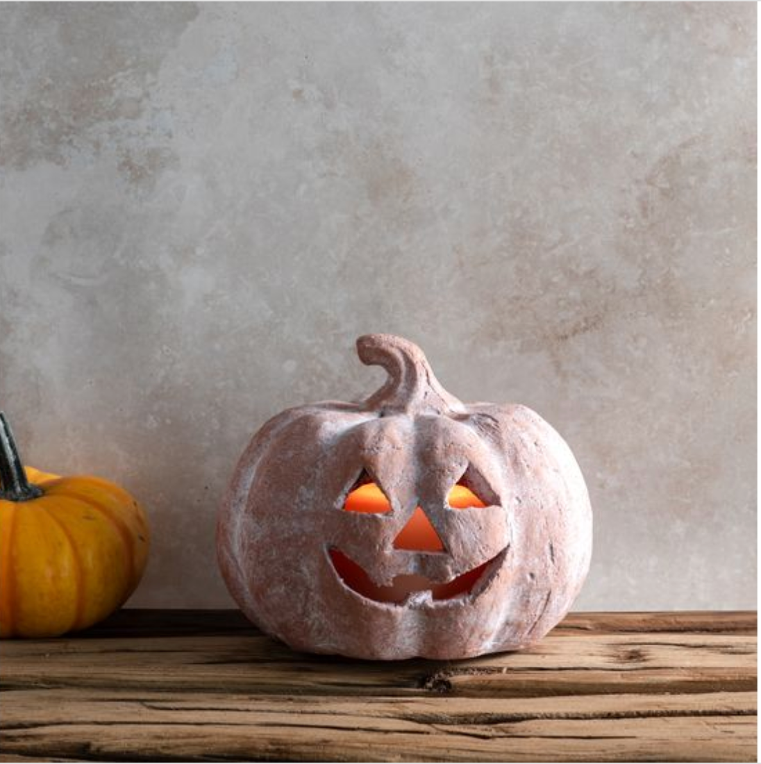 Mini Terracotta J-O-L Pumpkin