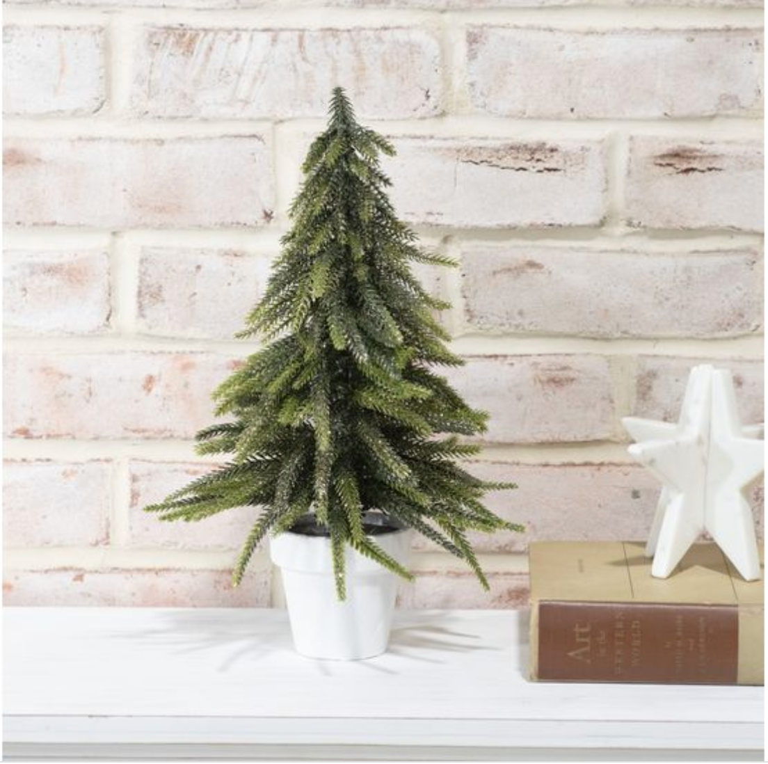 Gold Dusted Tree in Pot