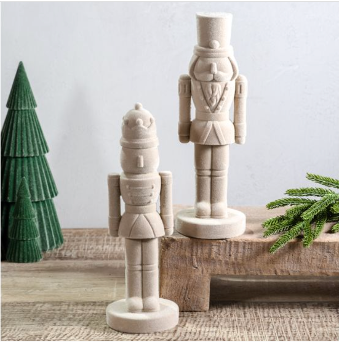 Ivory Velvet Nutcracker
