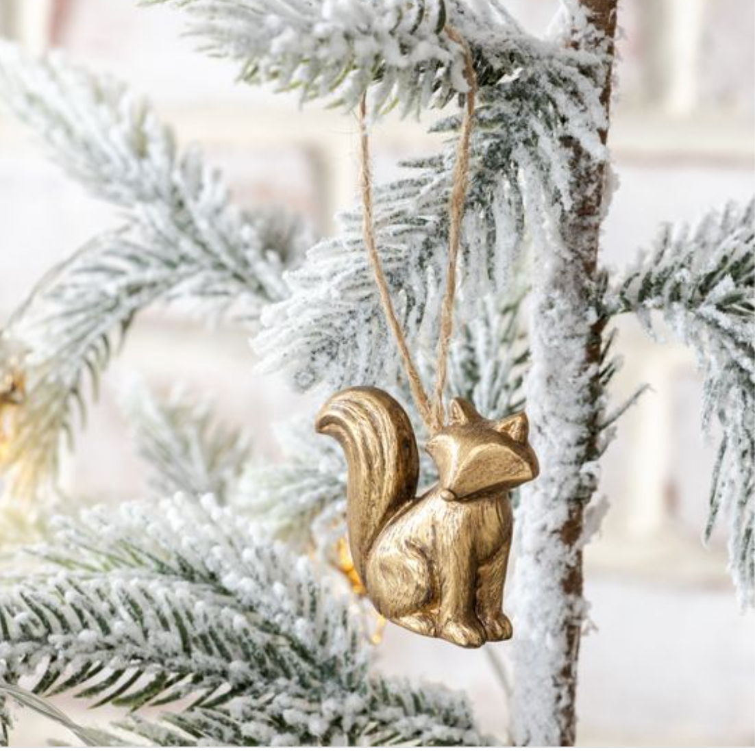 Sitting Fox Ornament