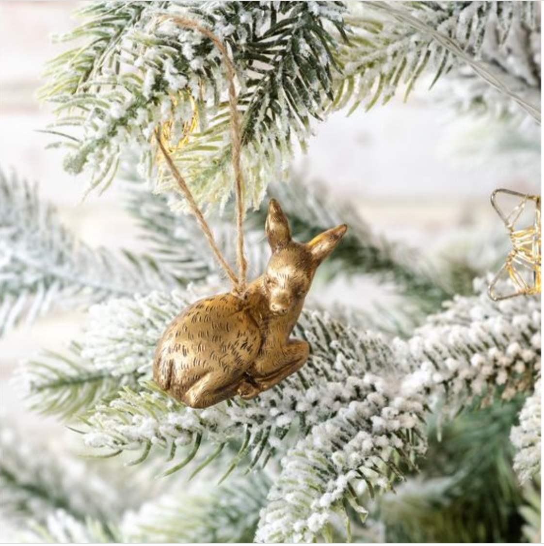 Laying Deer Ornament