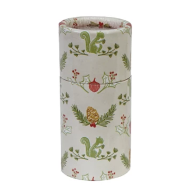 Tube Matchbox with Seasonal Pattern