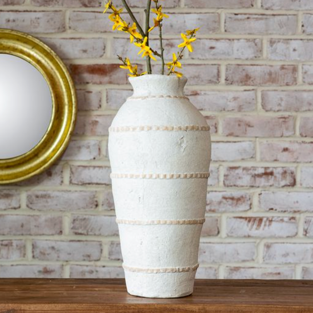 Terra-Cotta Linen Vase
