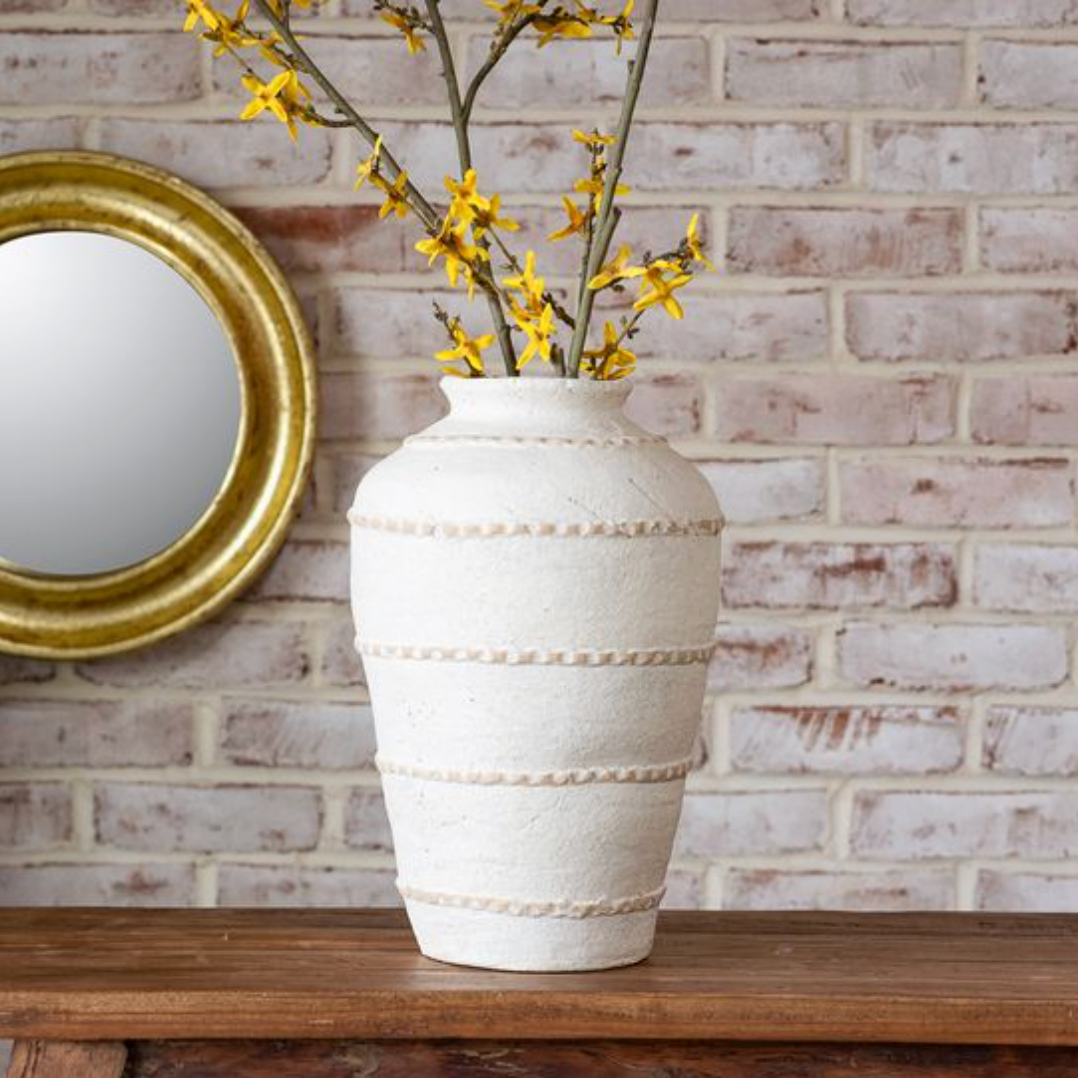 Terra-Cotta Linen Vase