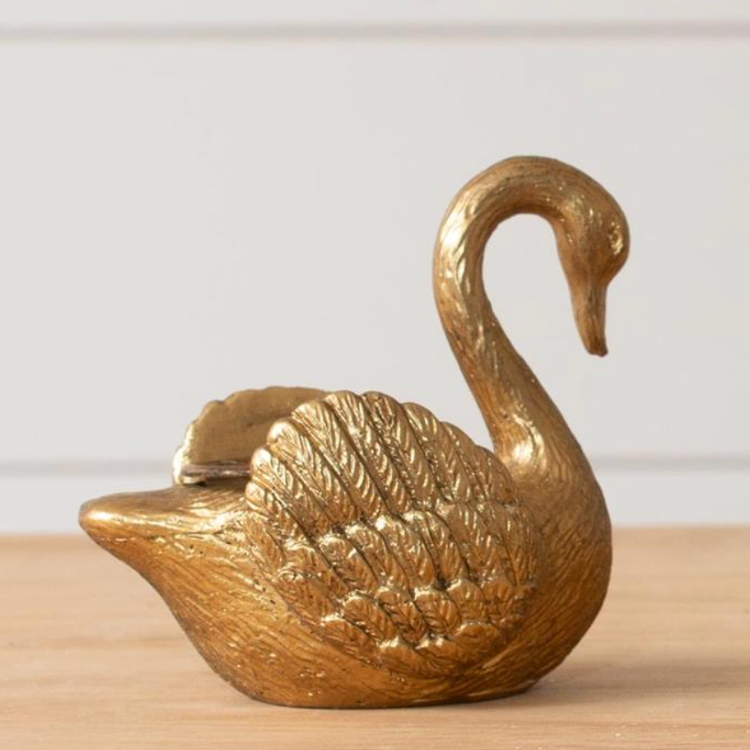Swan Taper Candle Holder