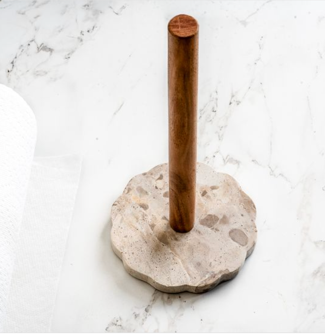 Marble Paper Towel Holder