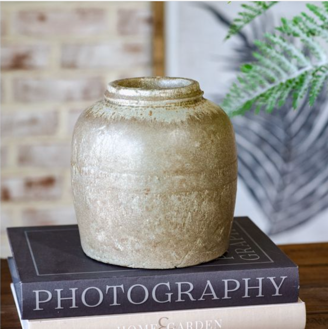 Rustic Green Bouquet Vase