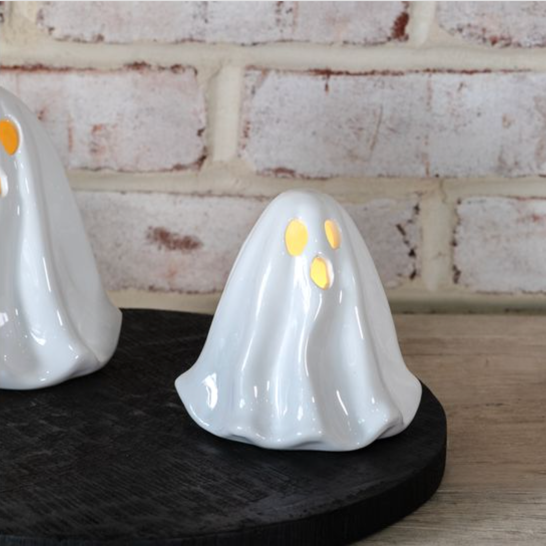 White LED Ceramic Ghost