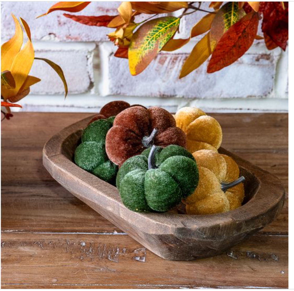 Fall Velvet Pumpkin