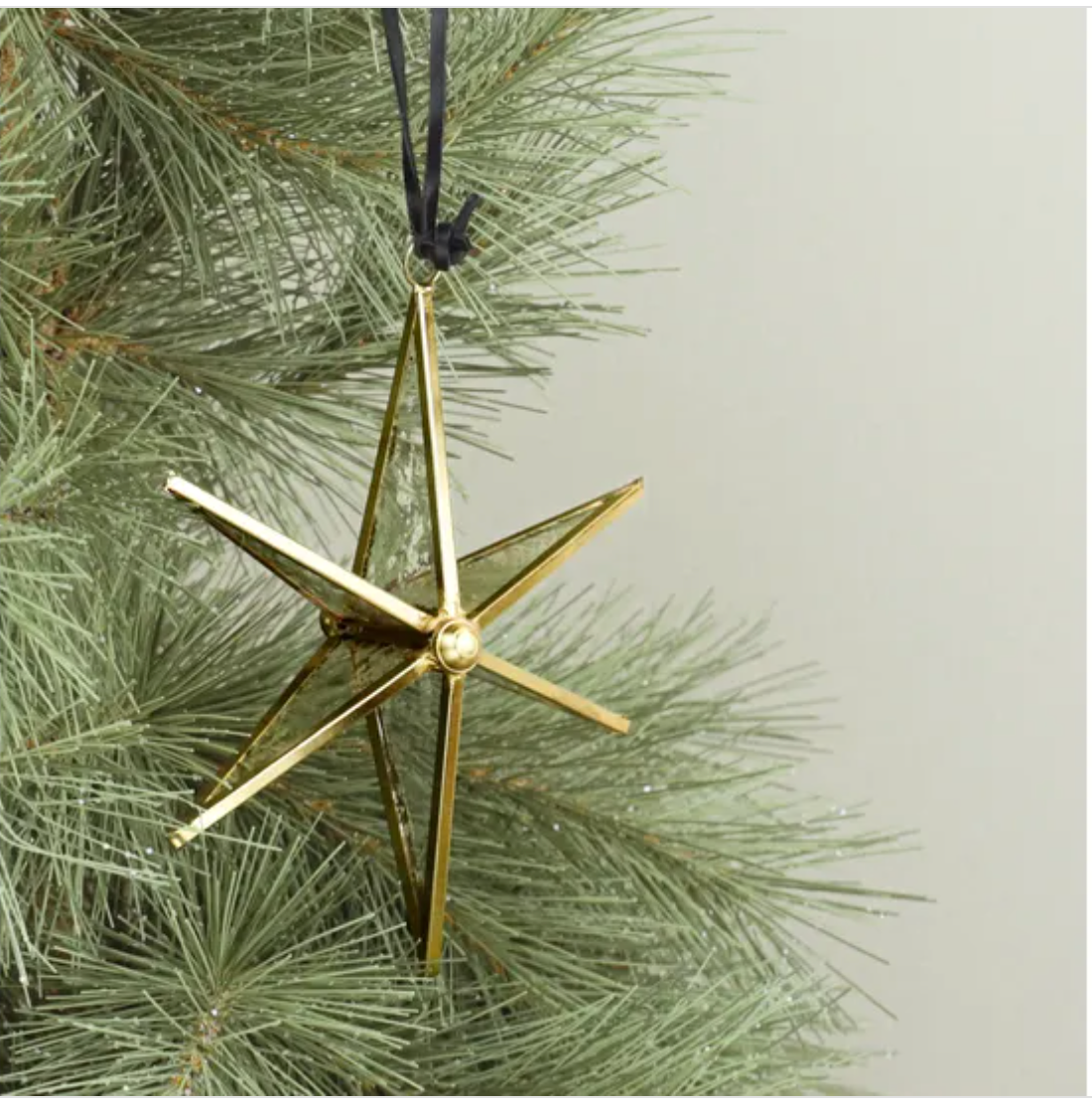 Glass Hanging Star