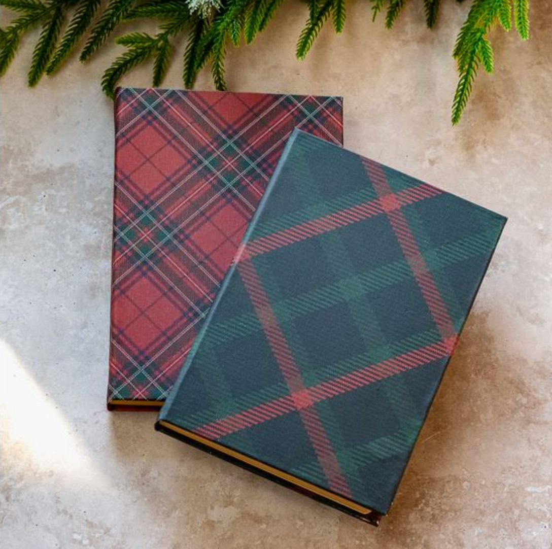 Tartan Plain Notebook